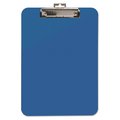 Baumgartens 8-1/2" x 11" Unbreakable Recycled Clipboard, 1/4" capacity, Blue 61623